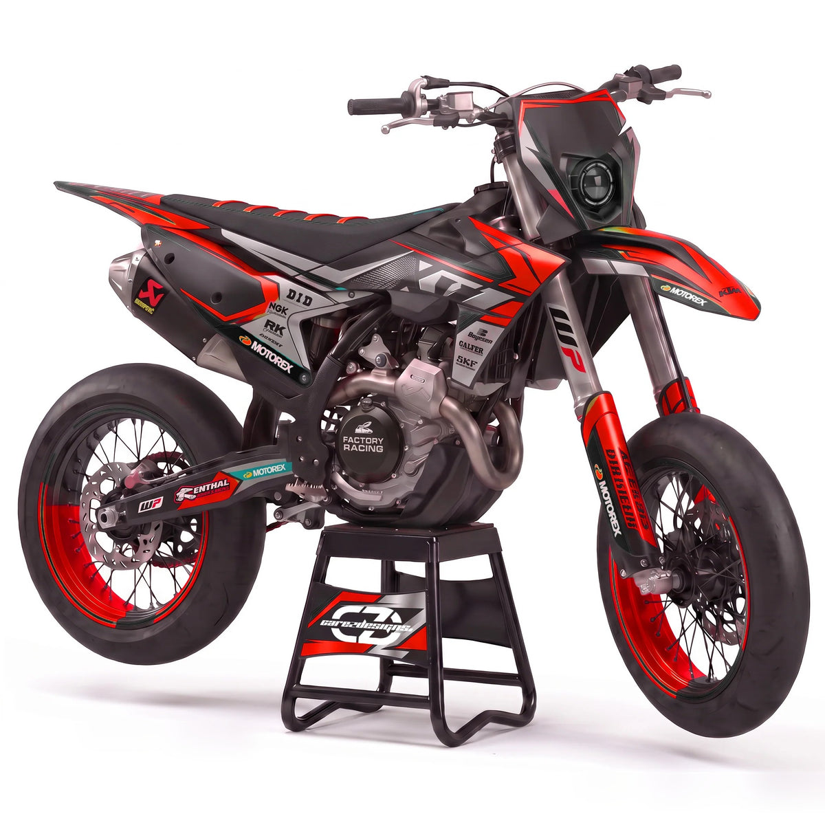 Kit adhesivos motocross y enduro - Race Red