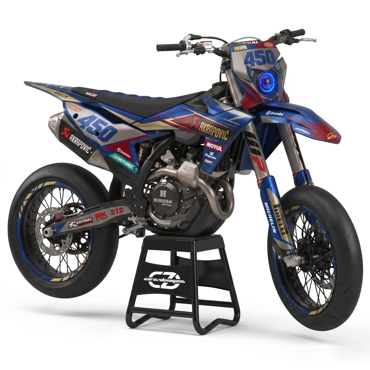 Kit adhesivos motocross diseño Riot