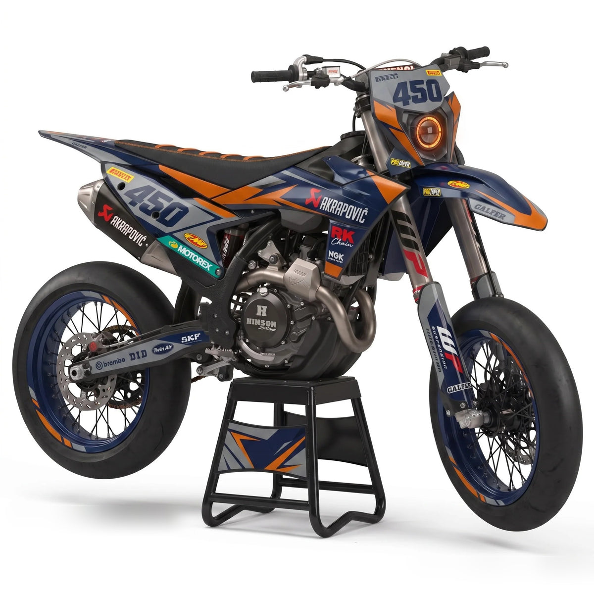 Kit adhesivos MX Blaze para moto de motocross y enduro