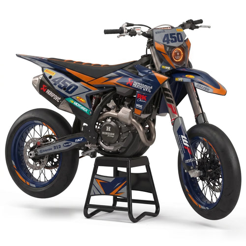 Kit adhesivos MX Blaze para moto de motocross y enduro