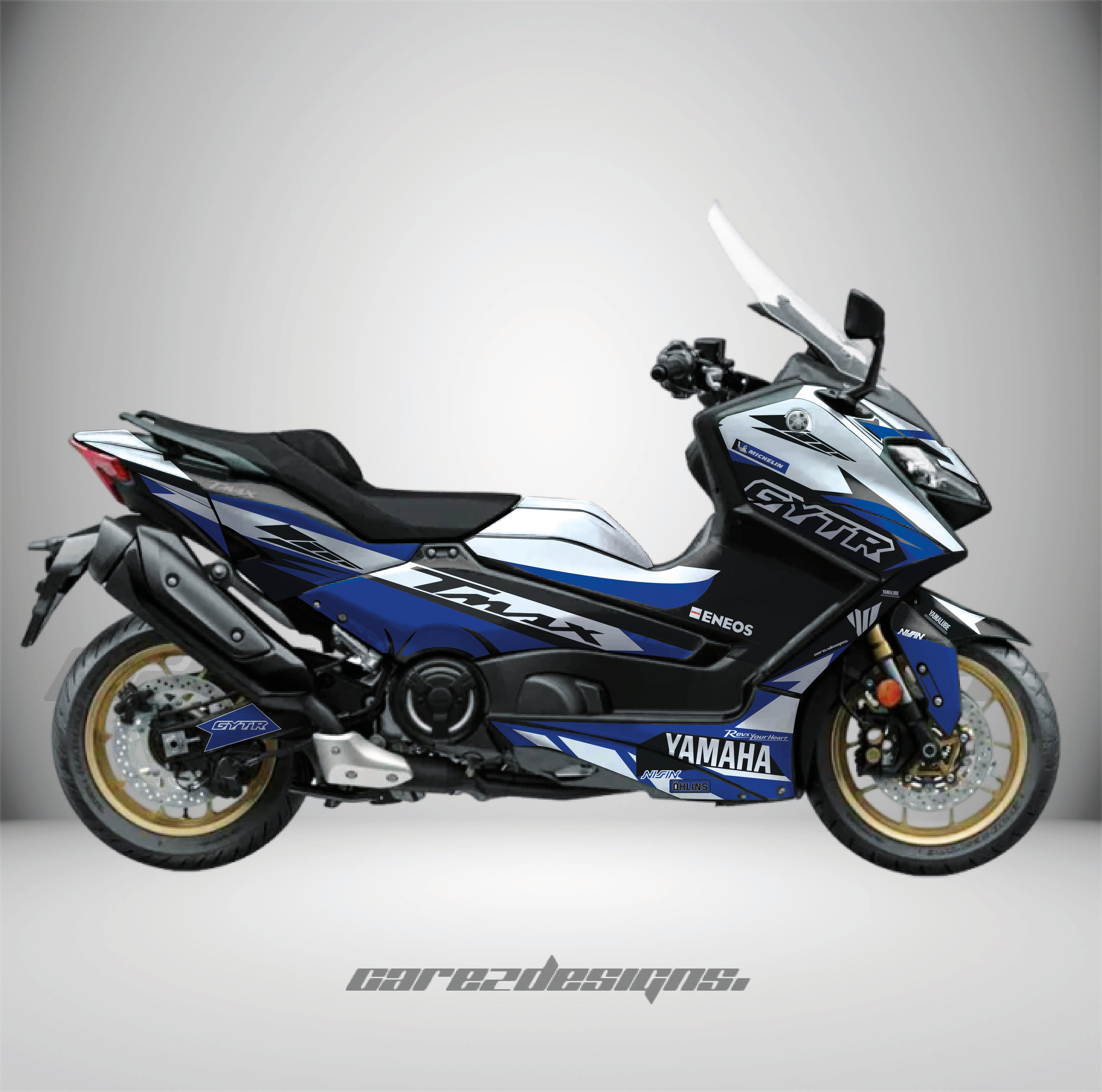 Kit Adhesivos Yamaha Tmax (All Models) GYTR Azul