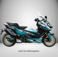 Kit Adhesivos Yamaha Tmax (All Models) GYTR Cyan
