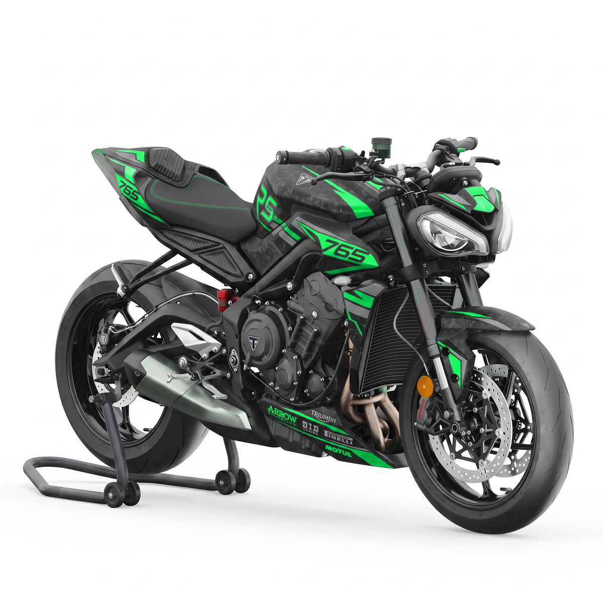 Kit adhesivos Triumph Street Triple 765 RS (2023-2026) - Blade Green