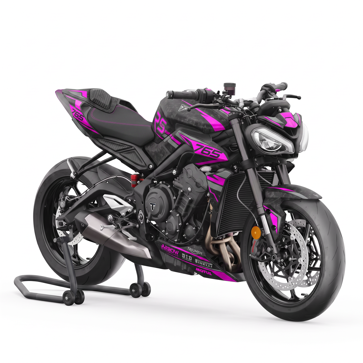 Kit adhesivos Triumph Street Triple 765 RS (2023-2026) - Blade Pink