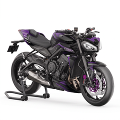 Triumph Street Triple 765 RS (2023-2026) Graphics Kit - Fury Purple