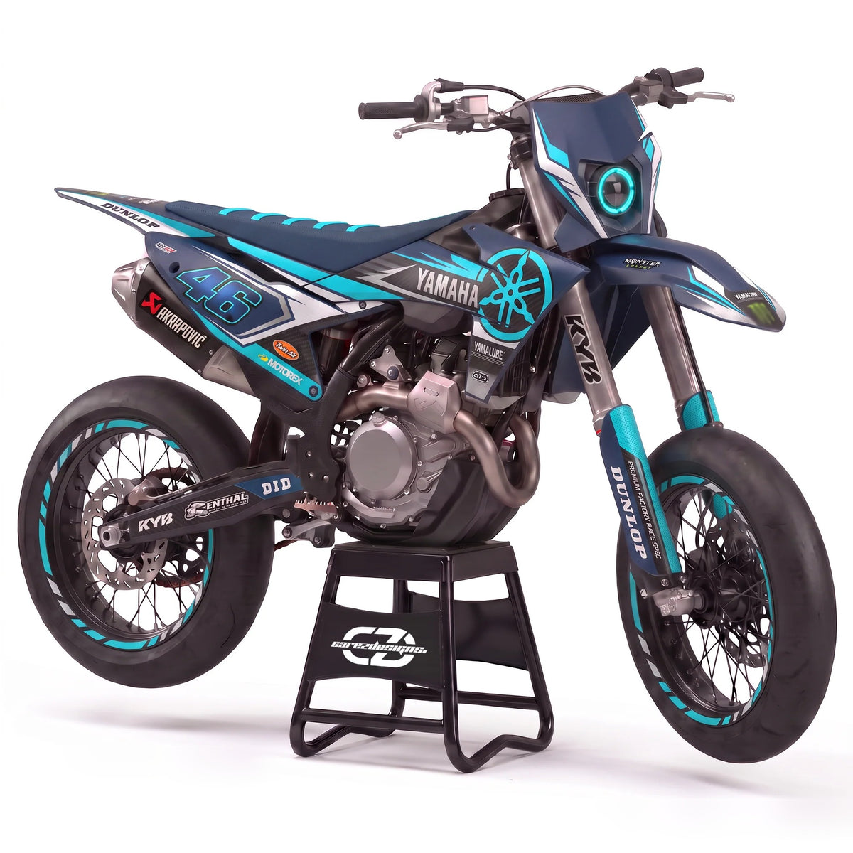 Kit adhesivos motocross Yamaha - Apex