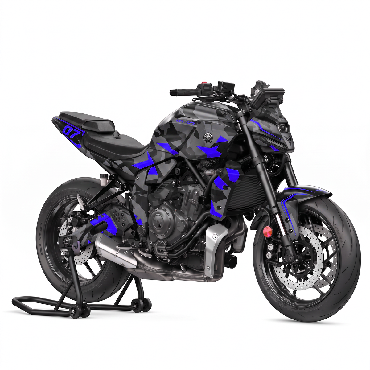 Kit adhesivos Yamaha MT-07 - Camo Blue
