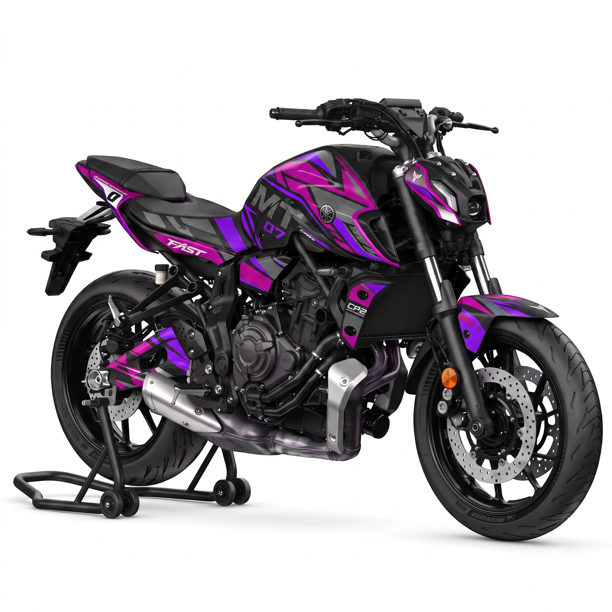 Kit adhesivos Yamaha MT-07 - Fast Purple