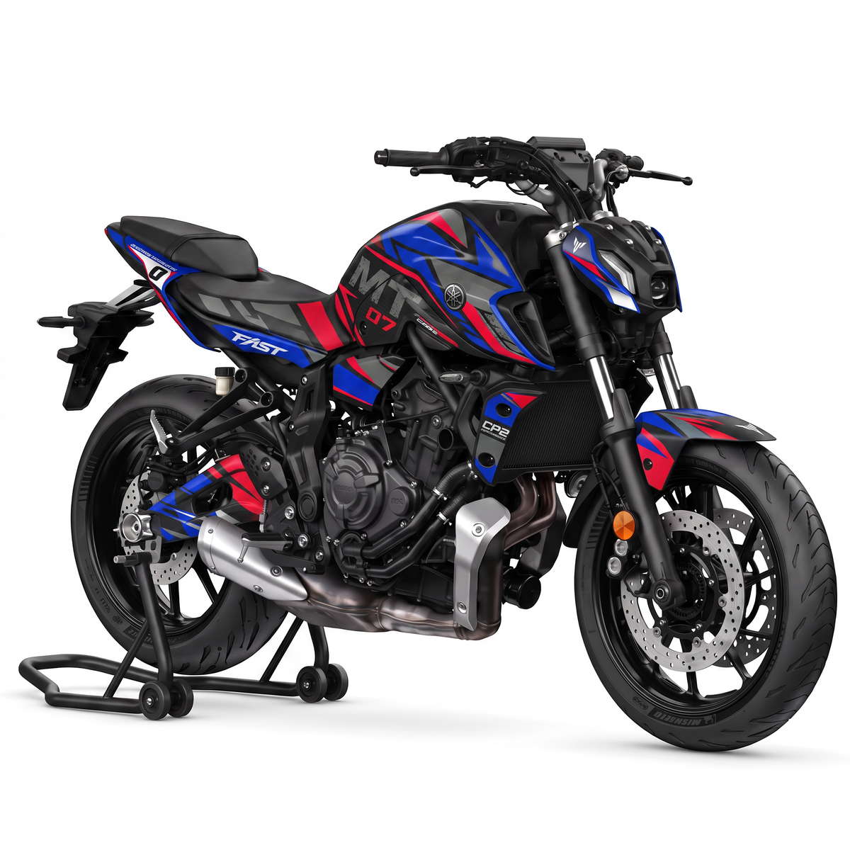 Kit adhesivos Yamaha MT-07 - Fast Red