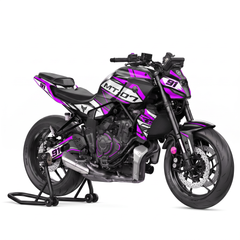 Kit Vinilos Yamaha MT-07 (2014-2026) - Grid Purple