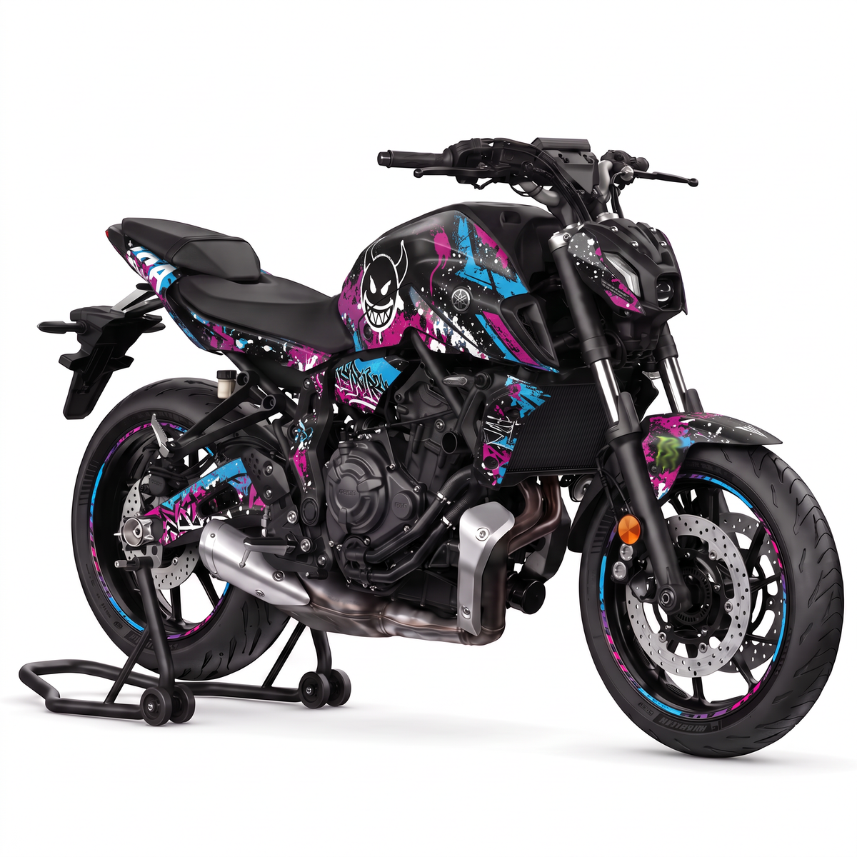 Kit adhesivos Yamaha MT-07 - Reckless Neon