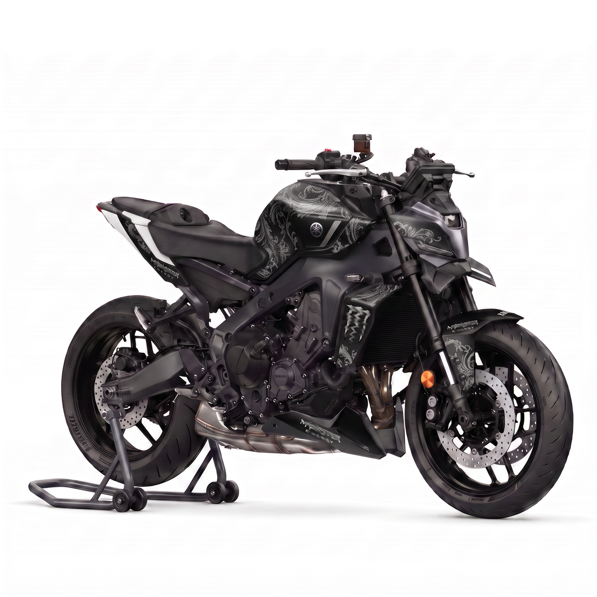Kit adhesivos Yamaha MT-09 y MT-09 SP - Ornamental Negro