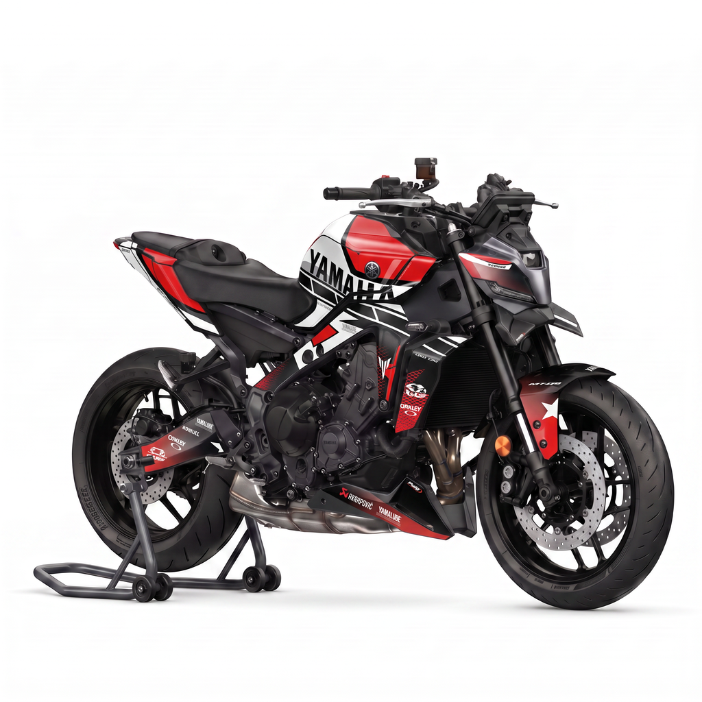 Kit adhesivos Yamaha MT-09 y MT-09 SP - Red & White