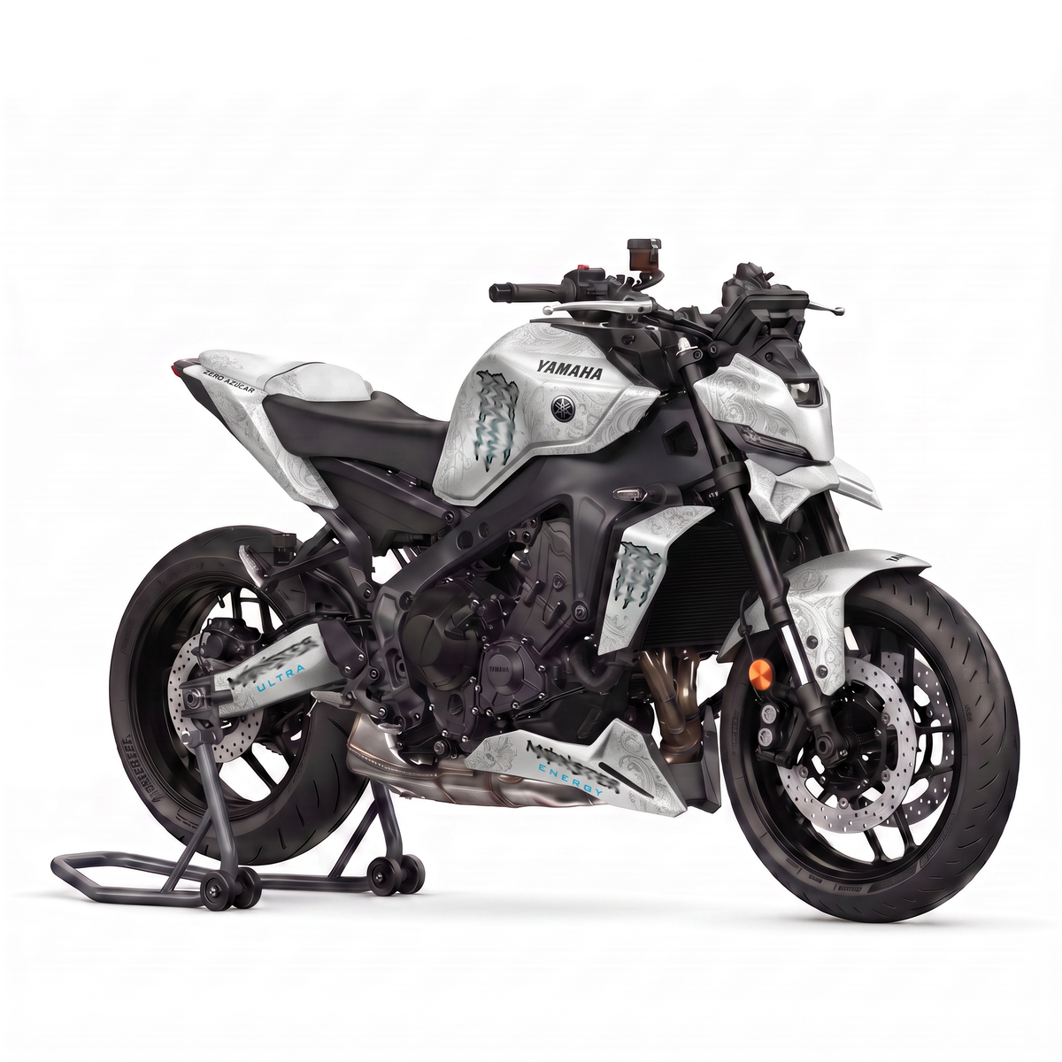 Kit adhesivos Yamaha MT-09 y MT-09 SP - UltraBlanco