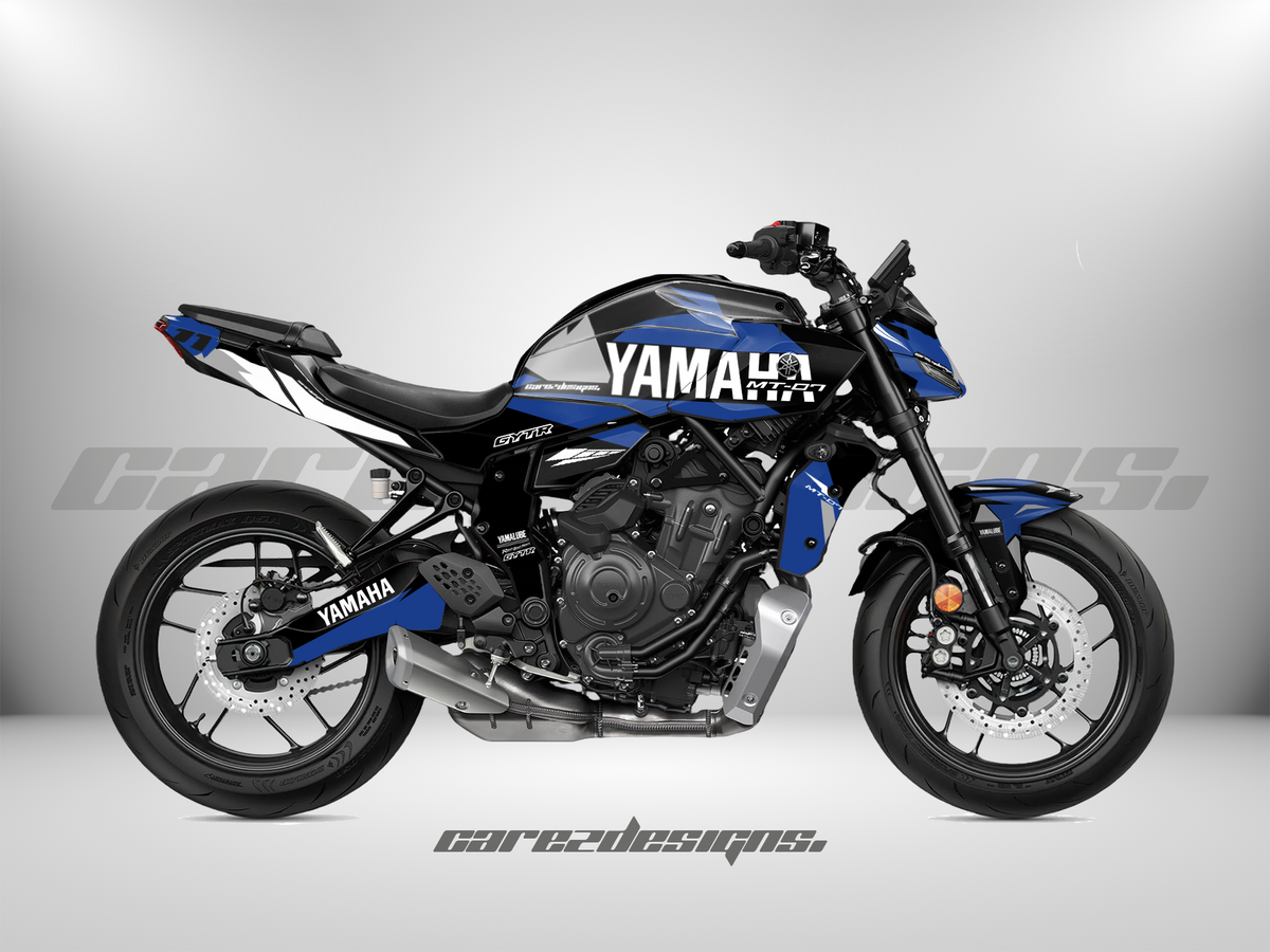 Yamaha Mt07 Racing Rims Kit Adhesivos Yamaha Mt07 (All Models) Racing Blue – Carez Designs