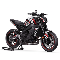Kit adhesivos Yamaha MT-09 y MT-09 SP (2021-2023) - Rebel Rojo