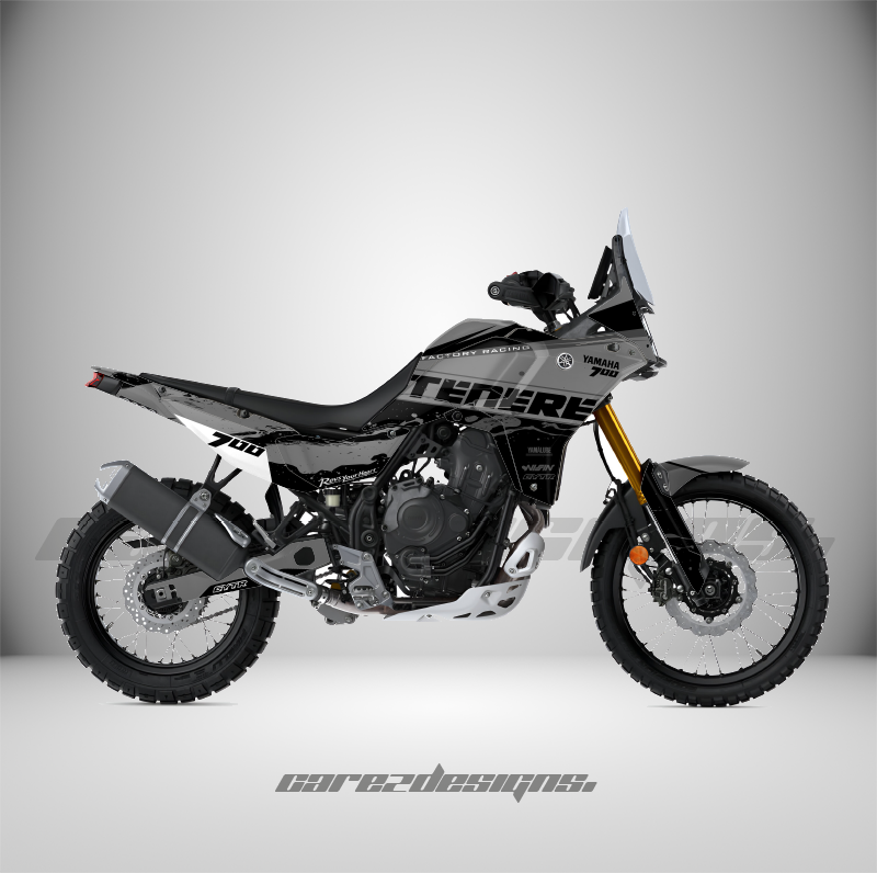 Kit Adhesivos Yamaha Tenere 700 (2019-2026)-Paint Black