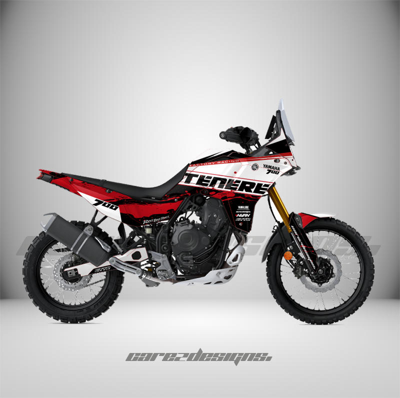 Kit Adhesivos Yamaha Tenere 700 (2019-2026)-Paint Red