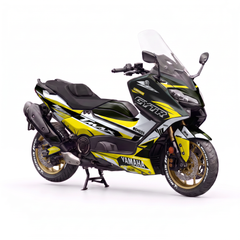 Kit Vinilos Yamaha TMAX (2008-2026) - GYTR Amarillo y Negro