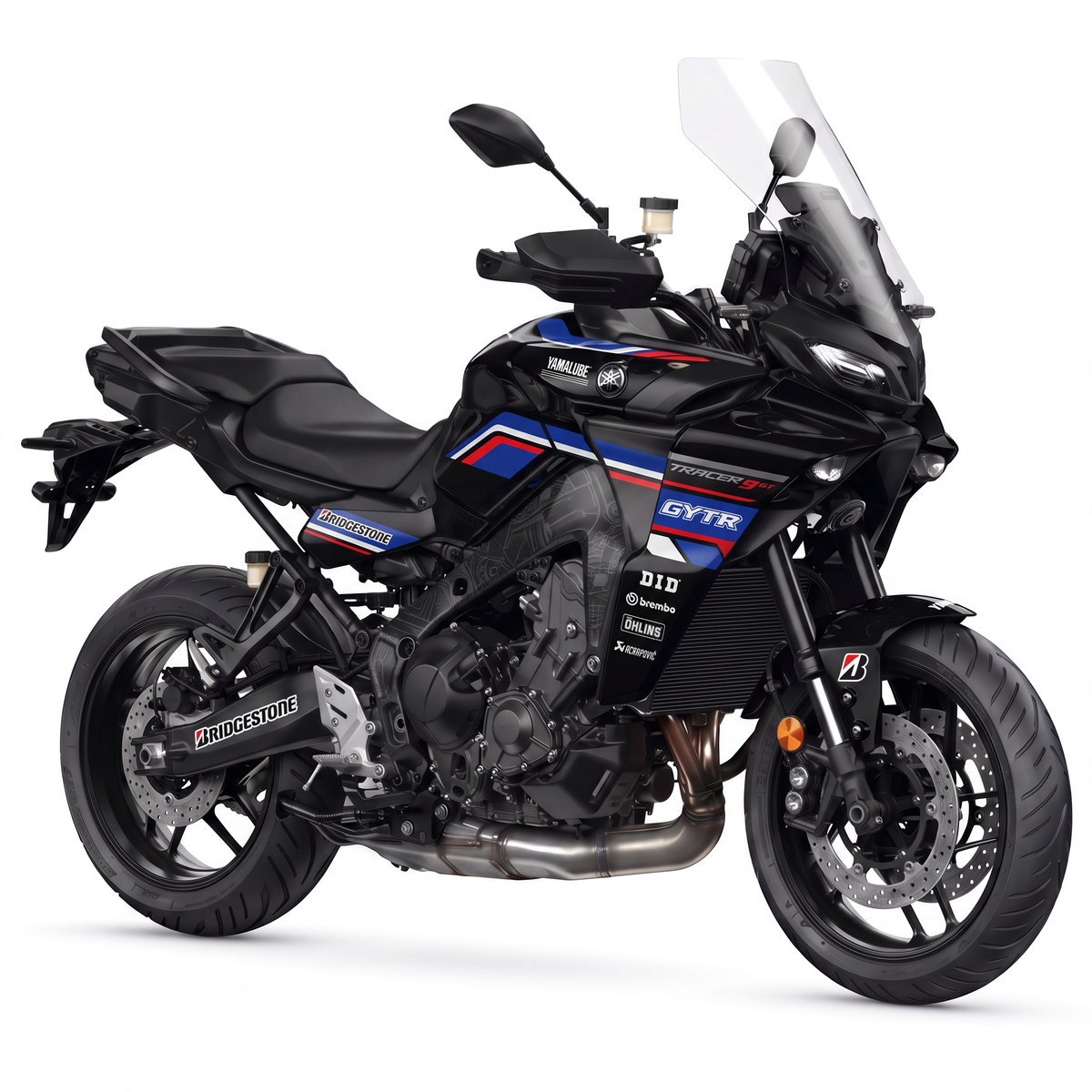 Kit adhesivos Yamaha Tracer 9 y 9GT (2015-2026) - Black Edition