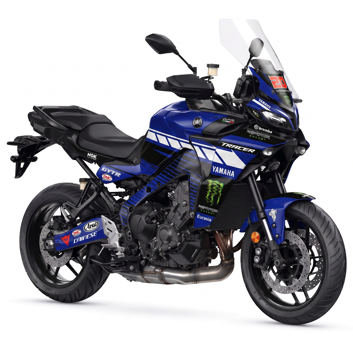 Kit adhesivos Yamaha Tracer 9 y 9GT (2015-2026) - Racing Stripes
