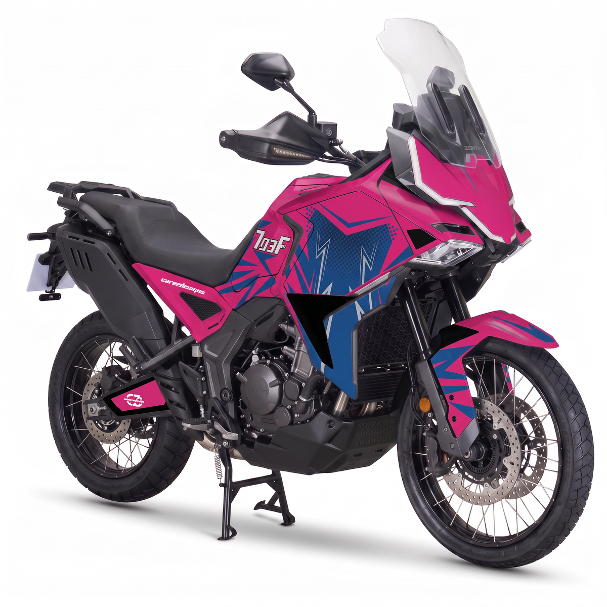 Kit adhesivos Zontes 703F (2024-2026) - Pink Phantom