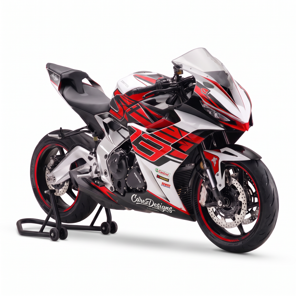 Kit adhesivos Zontes 703RR (2025-2026) - Carez Customs