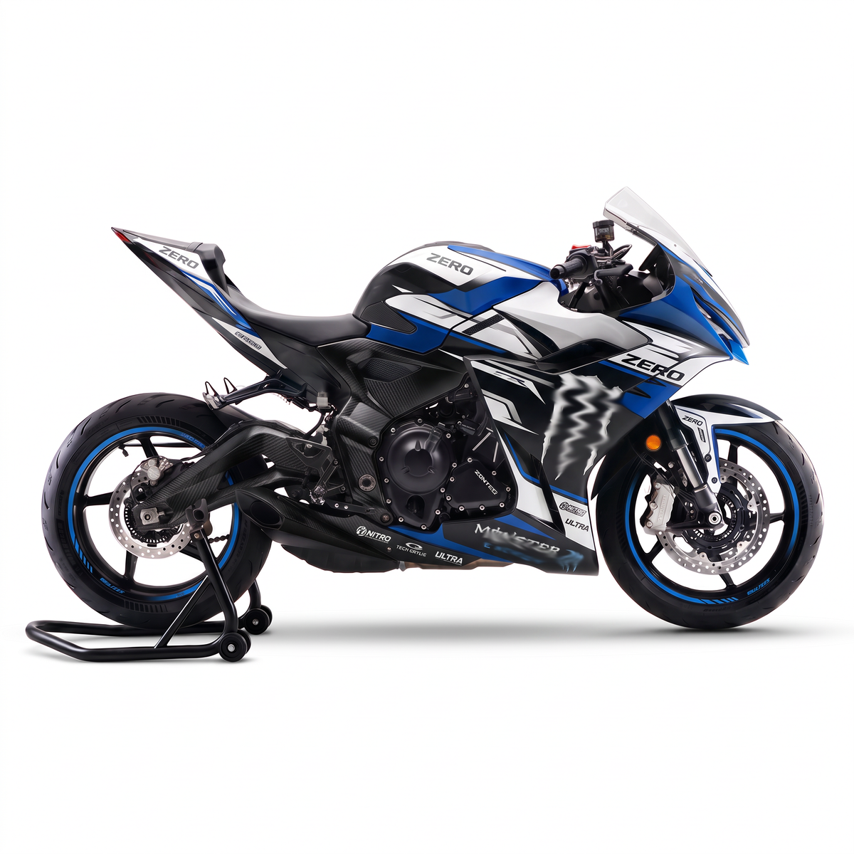 Vinilos Zontes 703RR (2025-2026) - Monster Zero, vista lateral