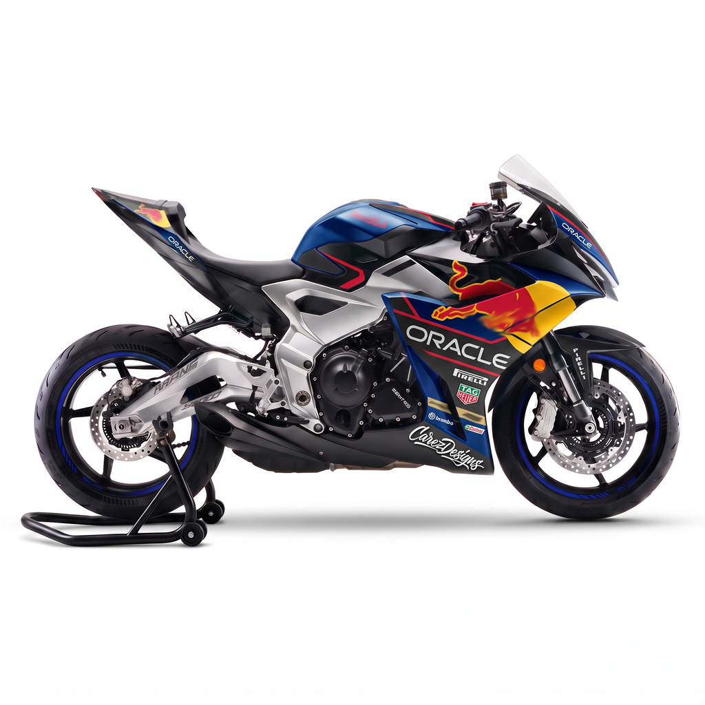 Vinilos Zontes 703RR (2025-2026) - Pit Lane Black, vista lateral