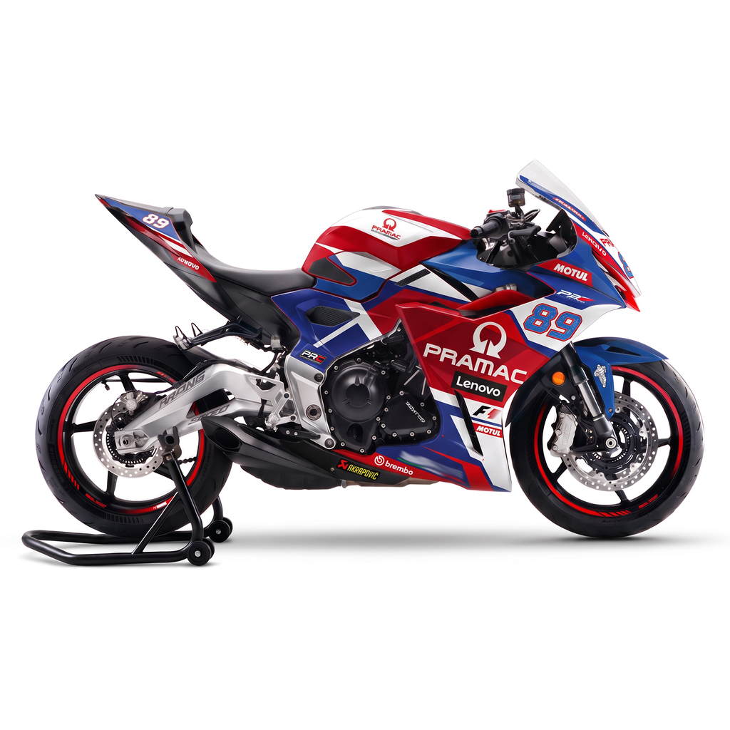 Vinilos Zontes 703RR (2025-2026) - Pramac GP, vista lateral