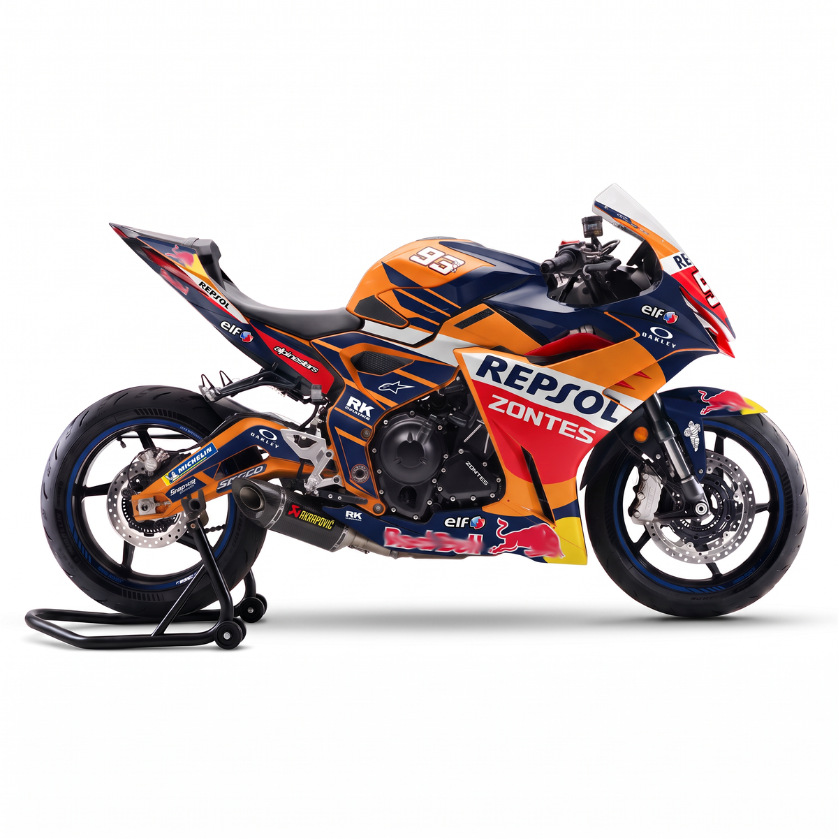 Vinilos Zontes 703RR (2025-2026) - Repsol, vista lateral