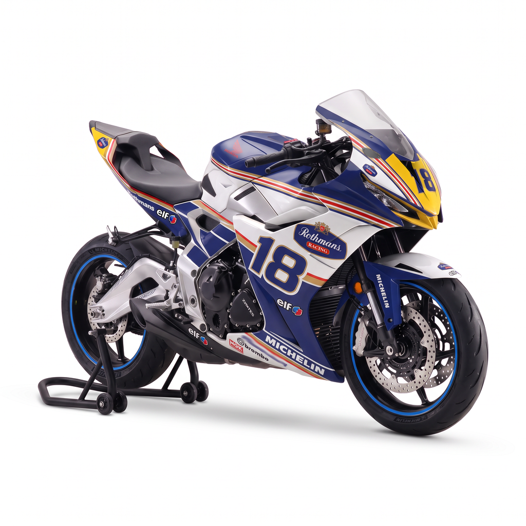 Kit adhesivos Zontes 703RR (2025-2026) - Retro Blue