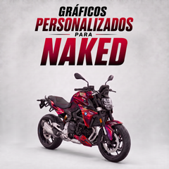Naked 100% Custom Decal Kit