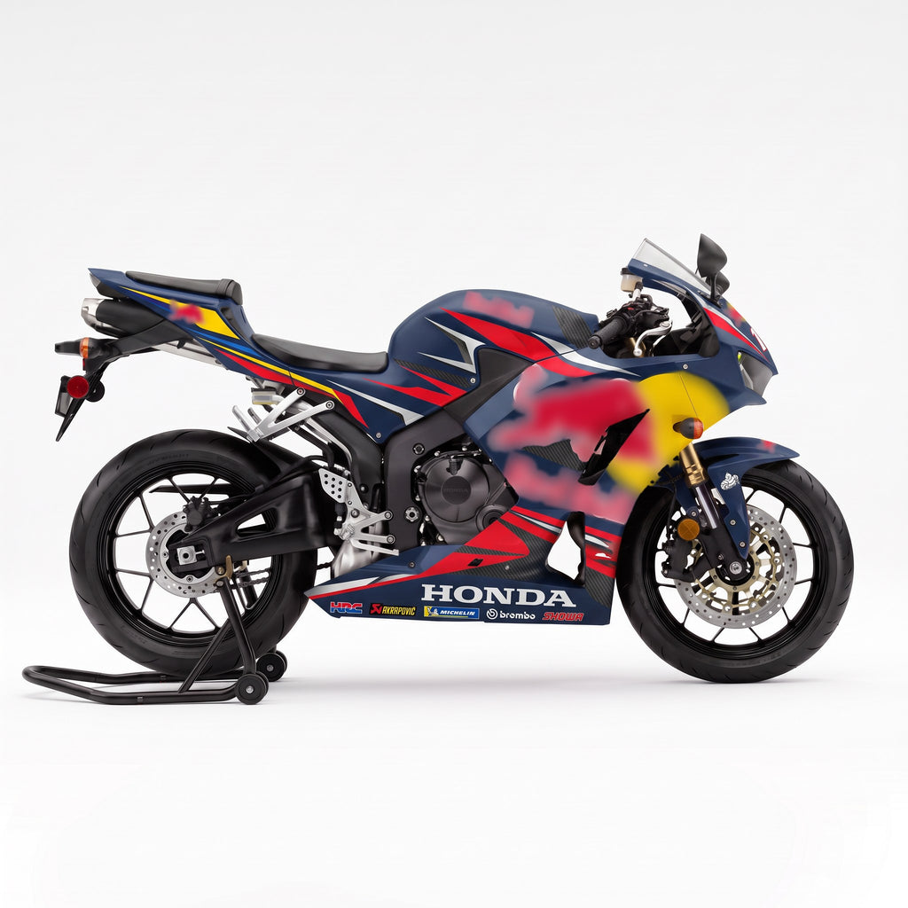 Honda CBR 600RR (2013-2019) graphics kit - Midnight Rush, side view
