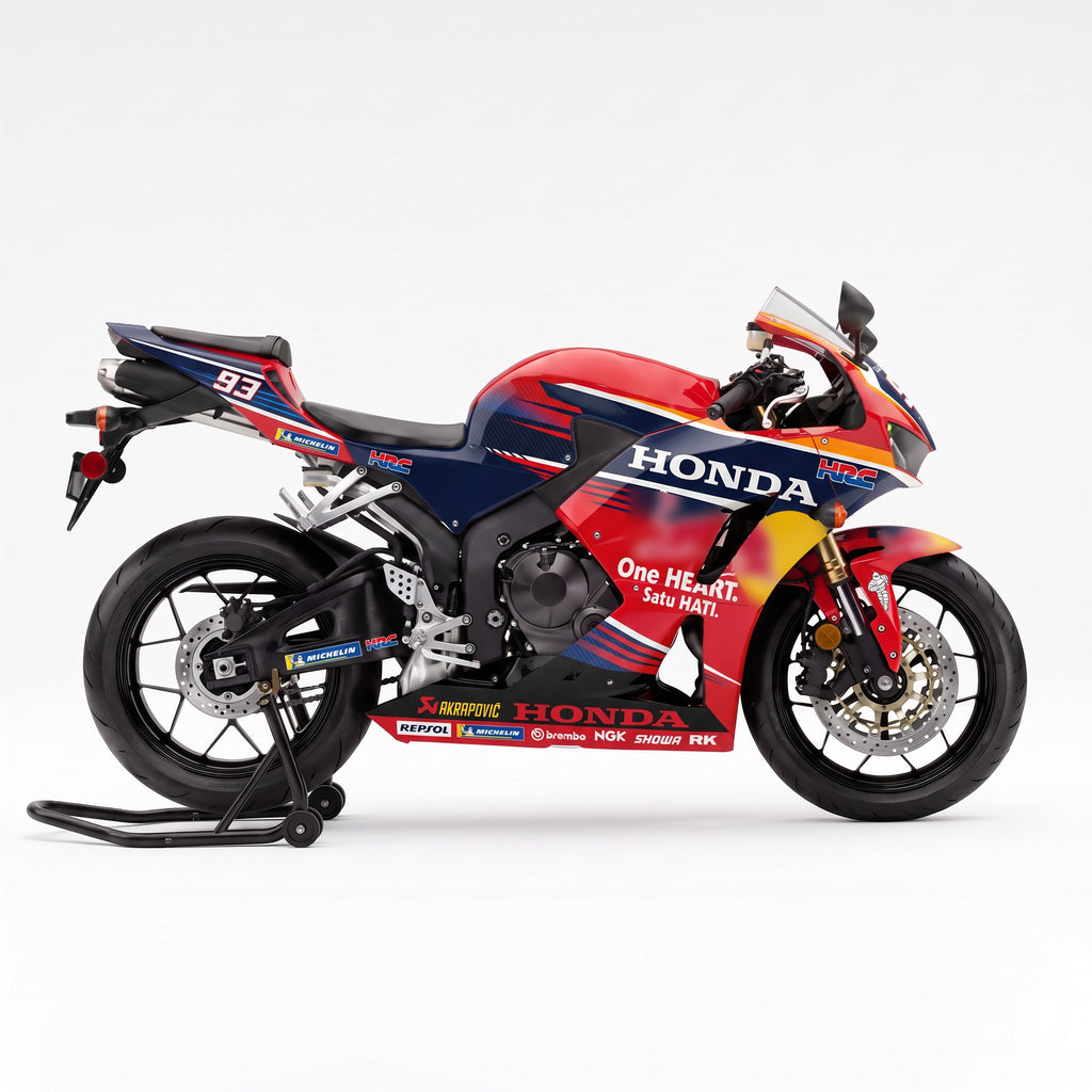 Kit vinilos Honda CBR 600RR (2013-2019) - Red Charge, vista lateral