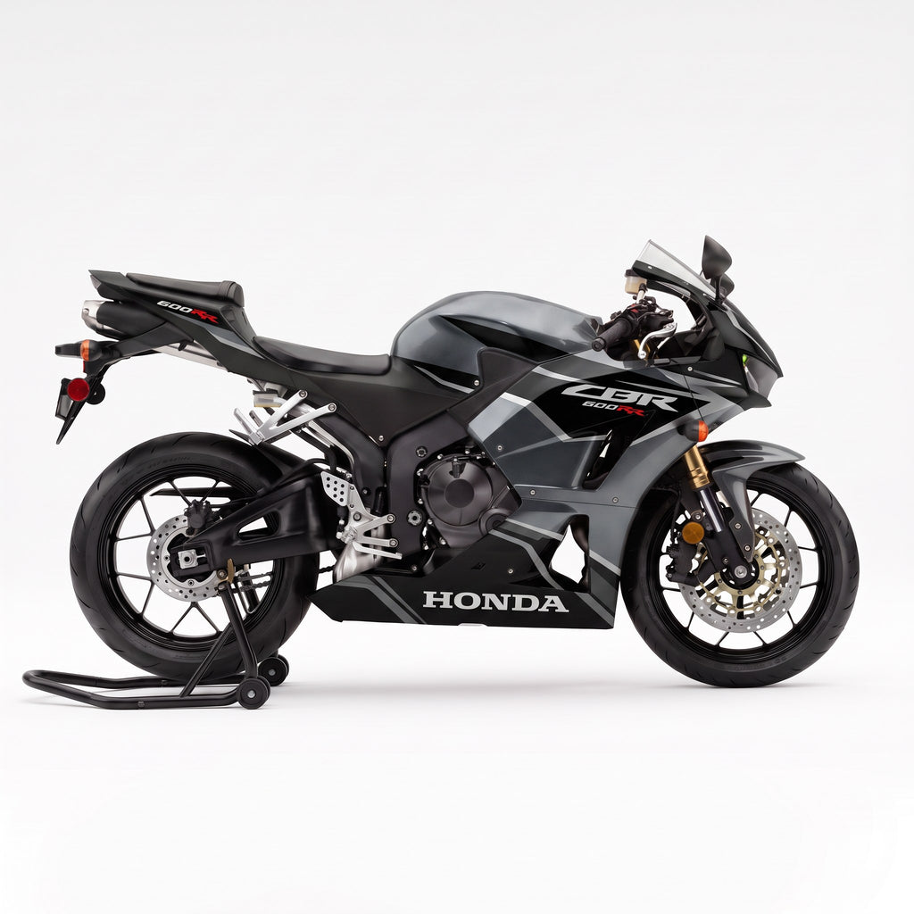 Kit vinilos Honda CBR 600RR (2013-2019) - Stealth Grey, vista lateral