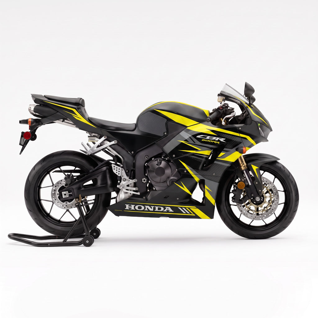 Kit vinilos Honda CBR 600RR (2013-2019) - Toxic Volt, vista lateral
