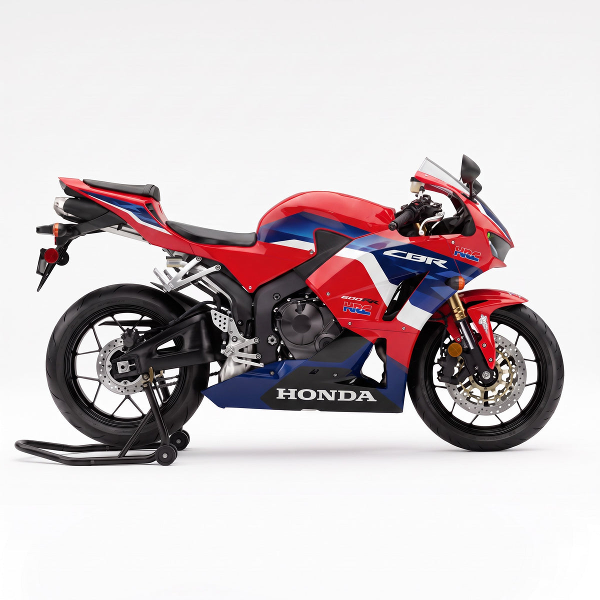 Kit vinilos Honda CBR 600RR (2013-2019) - Tricolor Rush, vista lateral