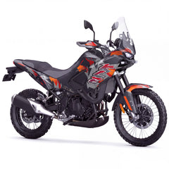 Kawasaki KLE500 (2026) Graphics Kit - Retro Fire