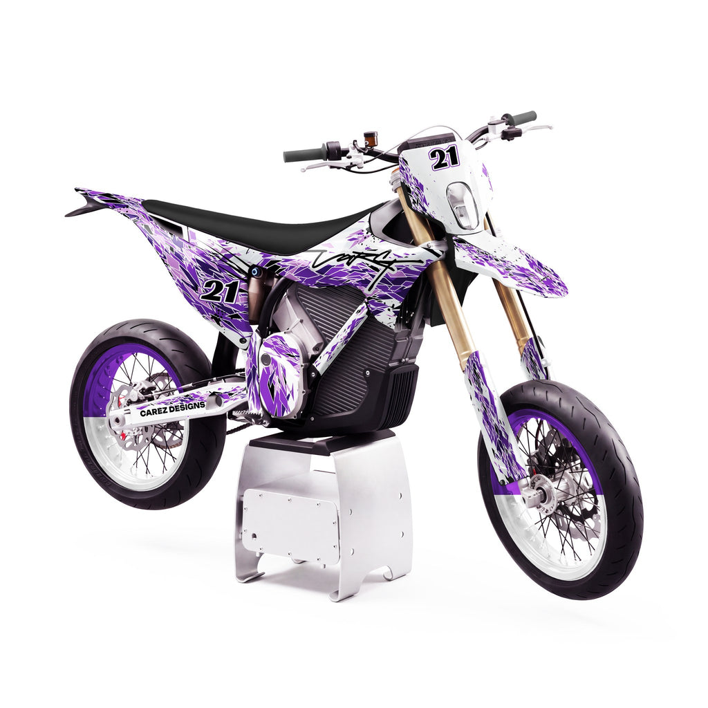 Kit vinilos Stark Varg SM (2026) - Kristal Morado, vista lateral