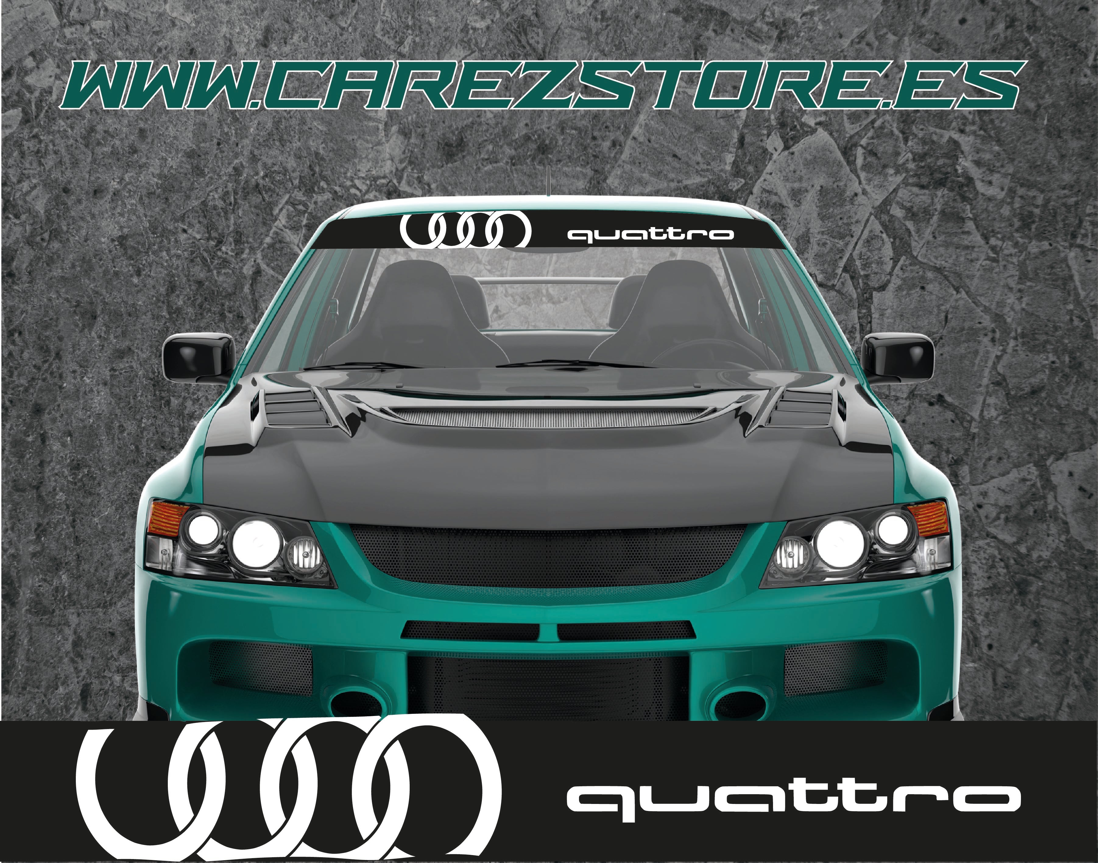 parasol vinilo audi quattro carezwrap