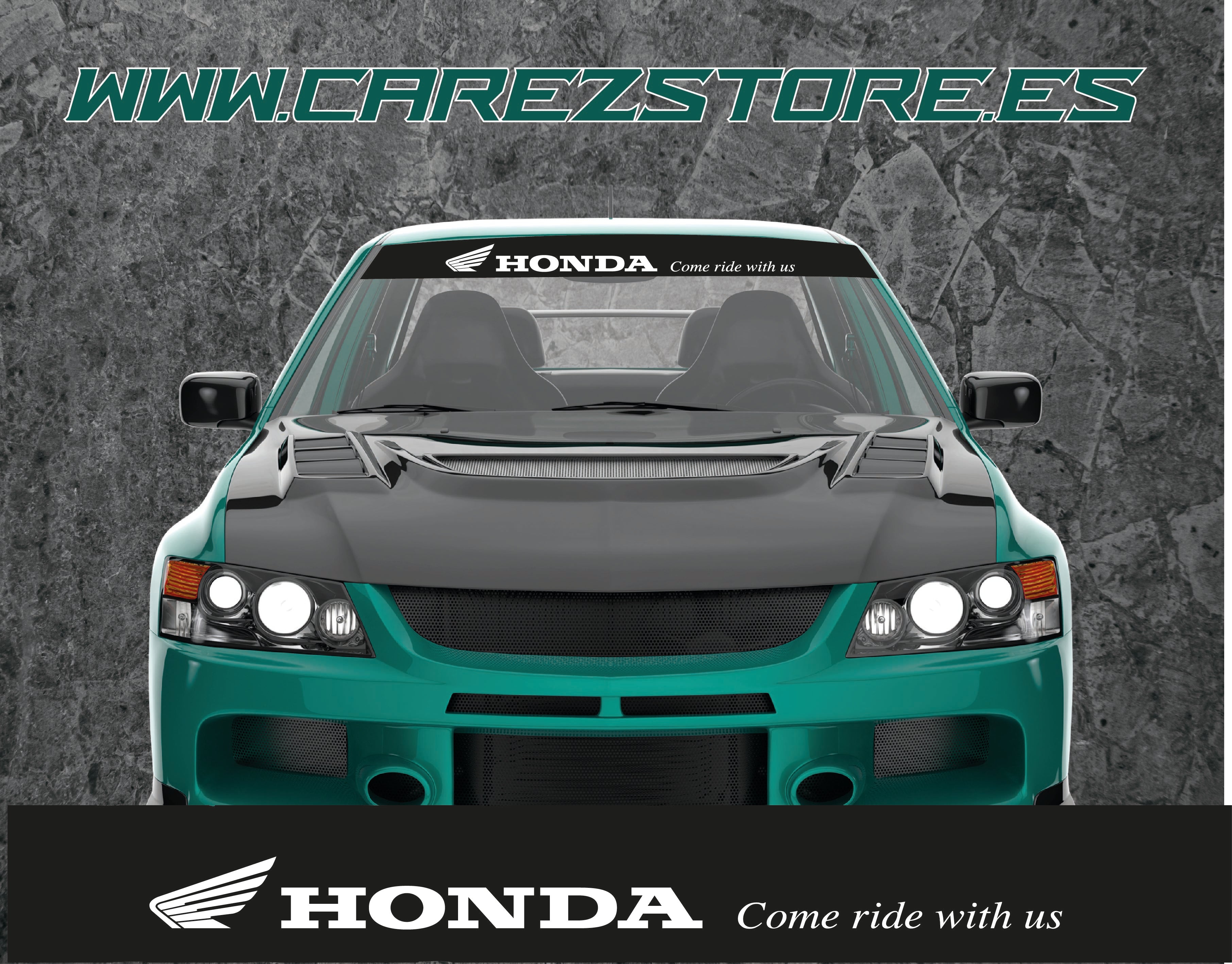 Parasol Honda Come ride with us