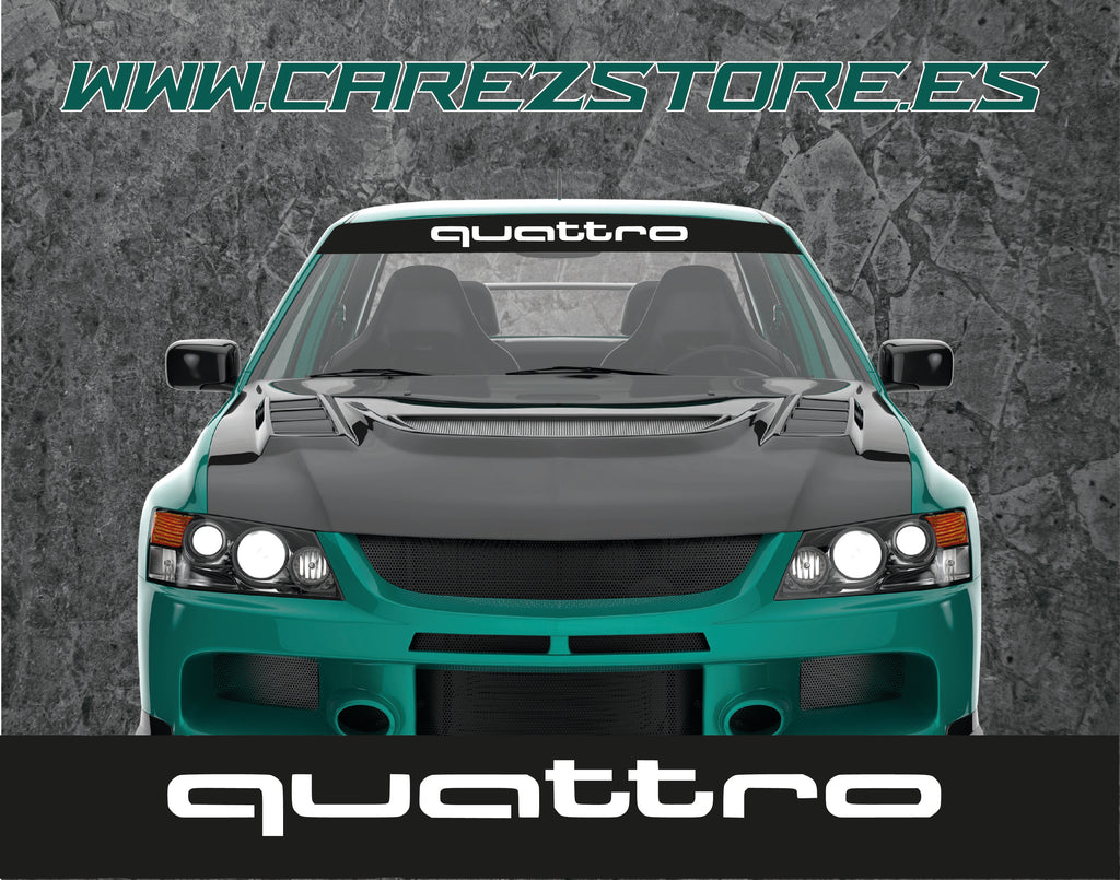 parasol vinilo quattro carez wrap audi